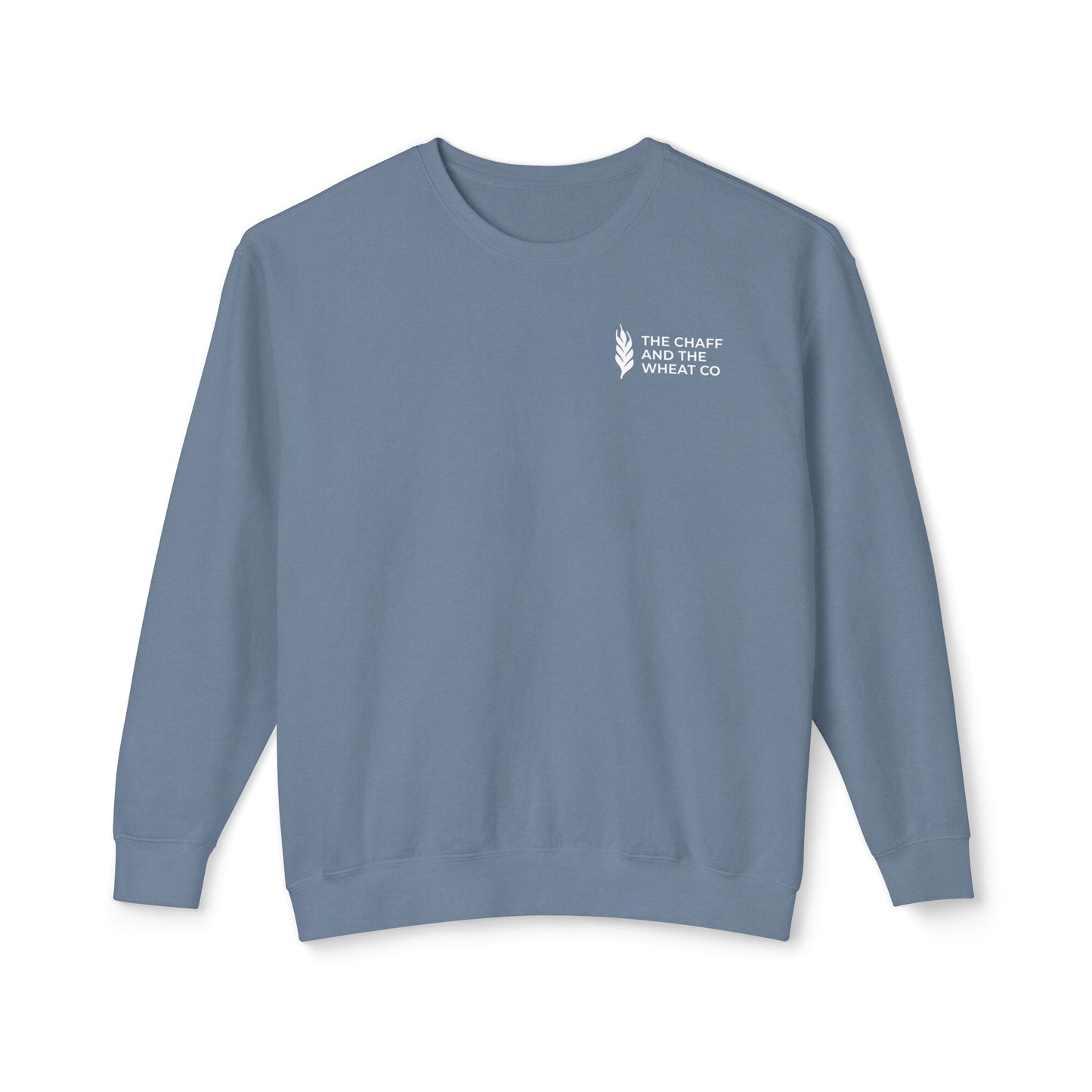 The Gospel - Adult Unisex Crewneck Sweatshirt - Back Text, Light Lettered Edition - (11 Colors)
