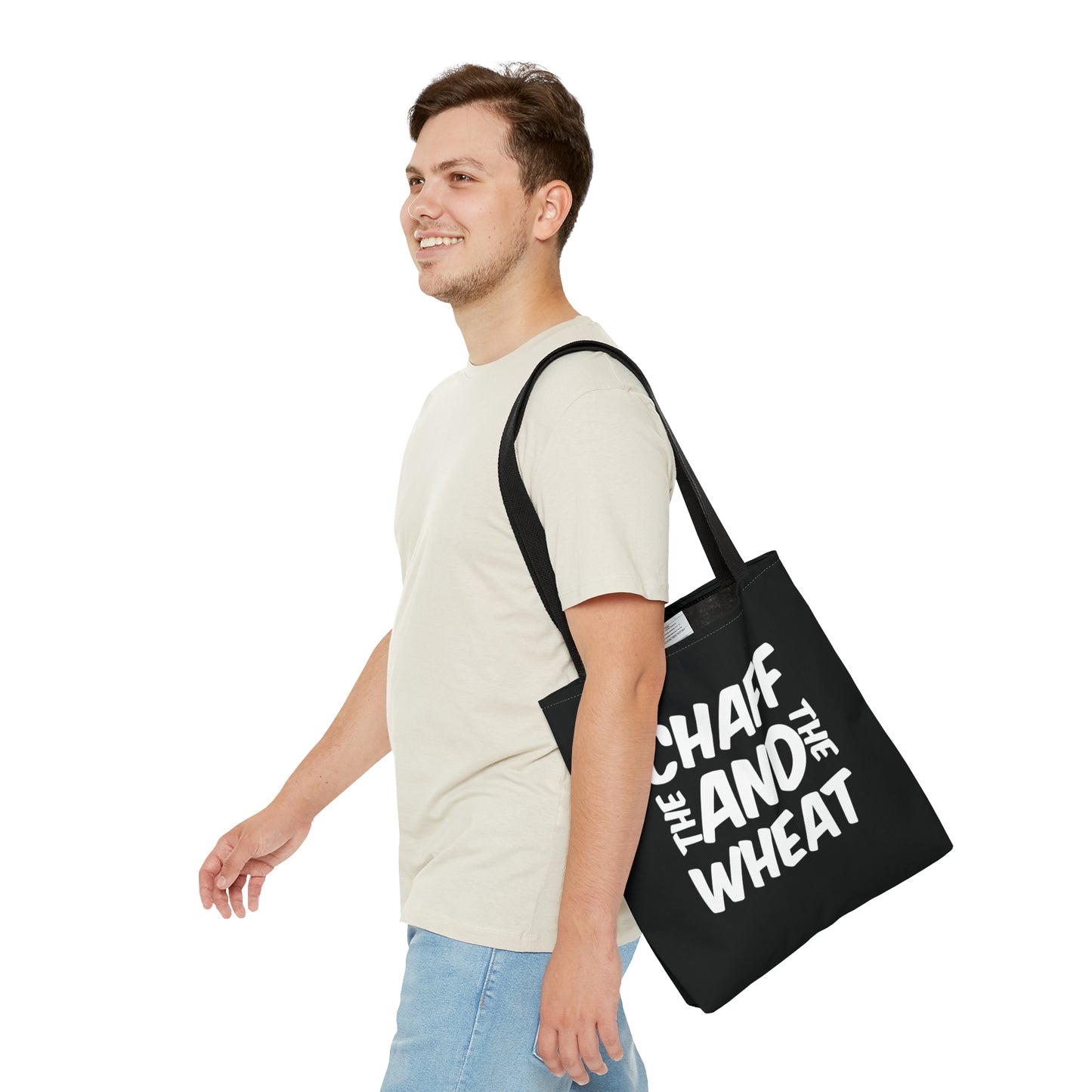 'I declare to you the gospel' - Black - (3 Size Options) - Tote Bag