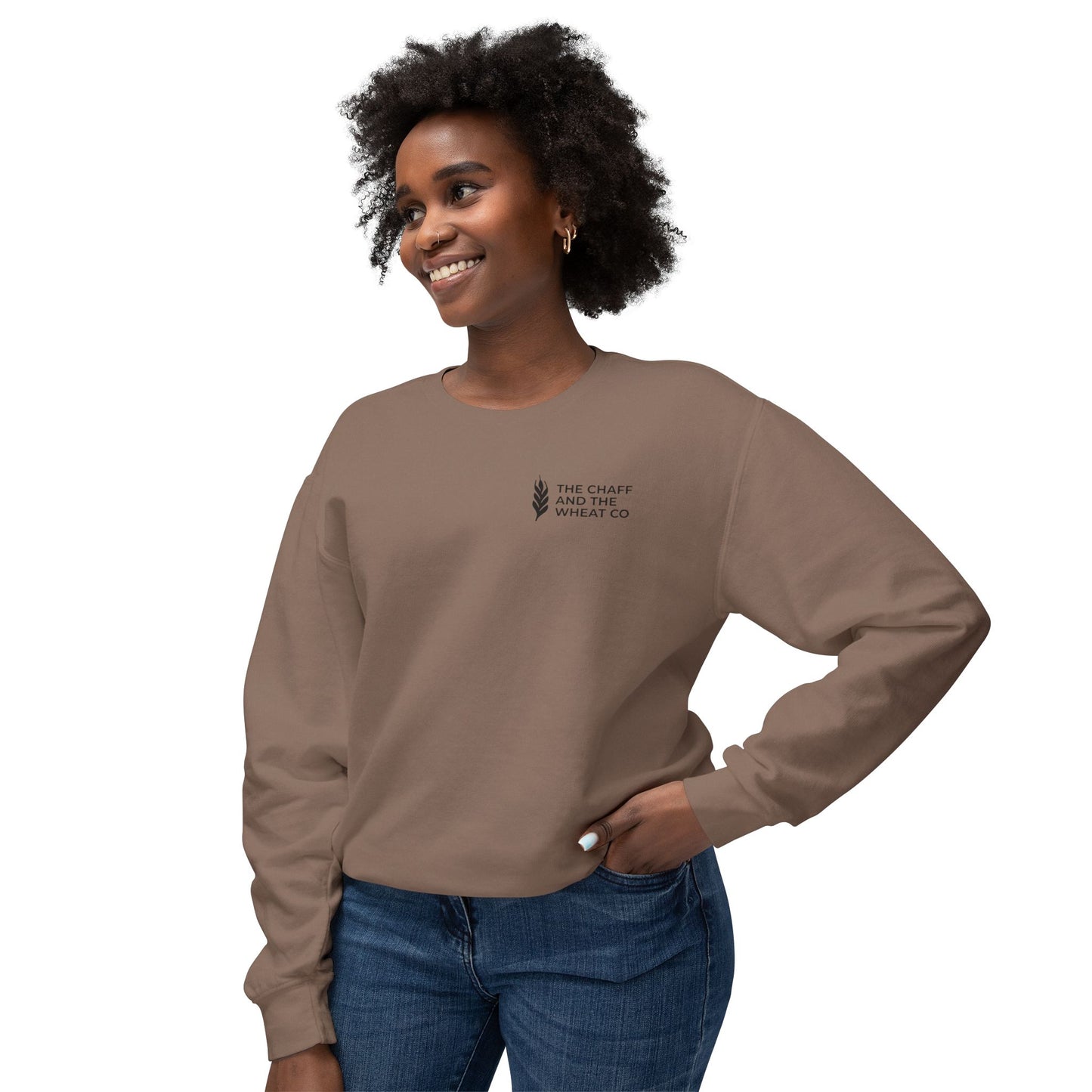 The Gospel - Adult Unisex Crewneck Sweatshirt - Back Text, Dark Lettered Edition - (12 Colors)