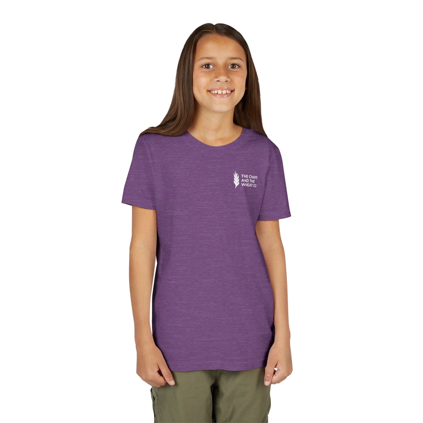 The Gospel - Youth Short Sleeve Tee - Back Text, Light-Lettered Edition - (22 Colors)