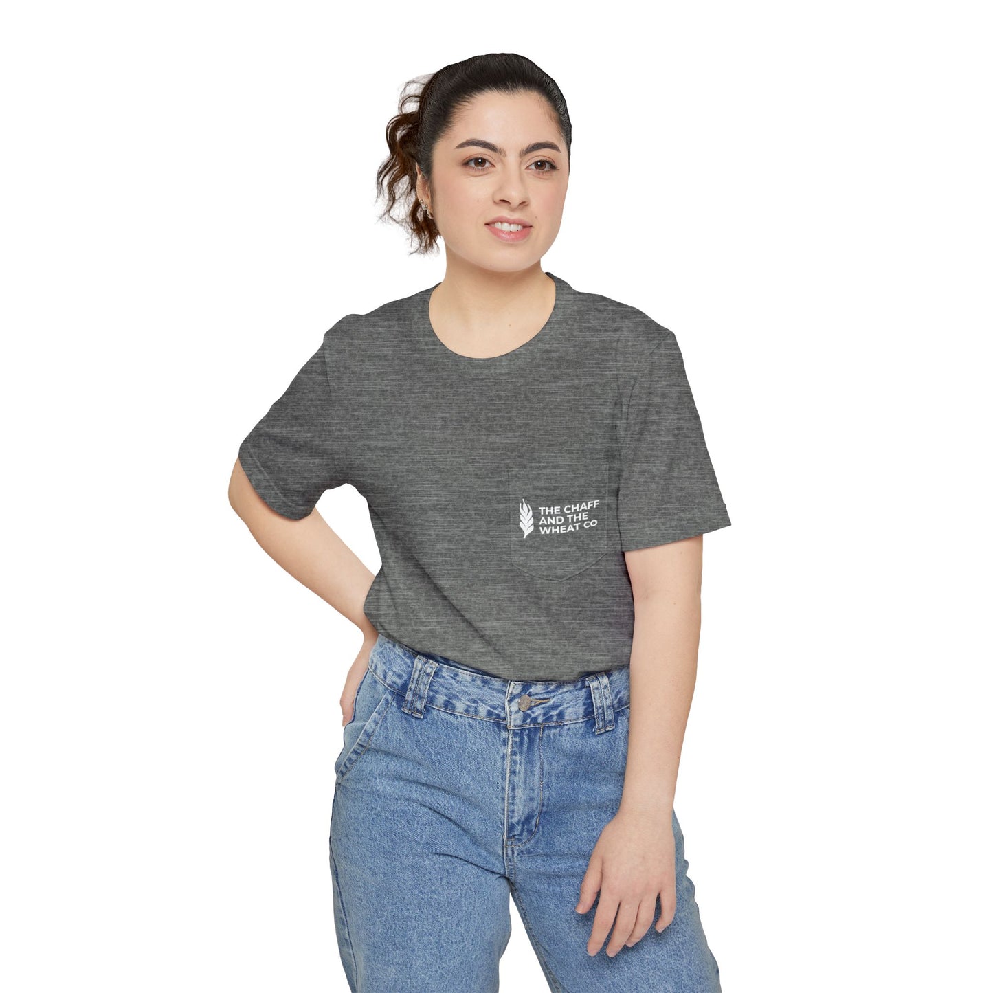 The Gospel - Adult Unisex Pocket Tee - Back Text, Light-Lettered Edition - (5 Colors)