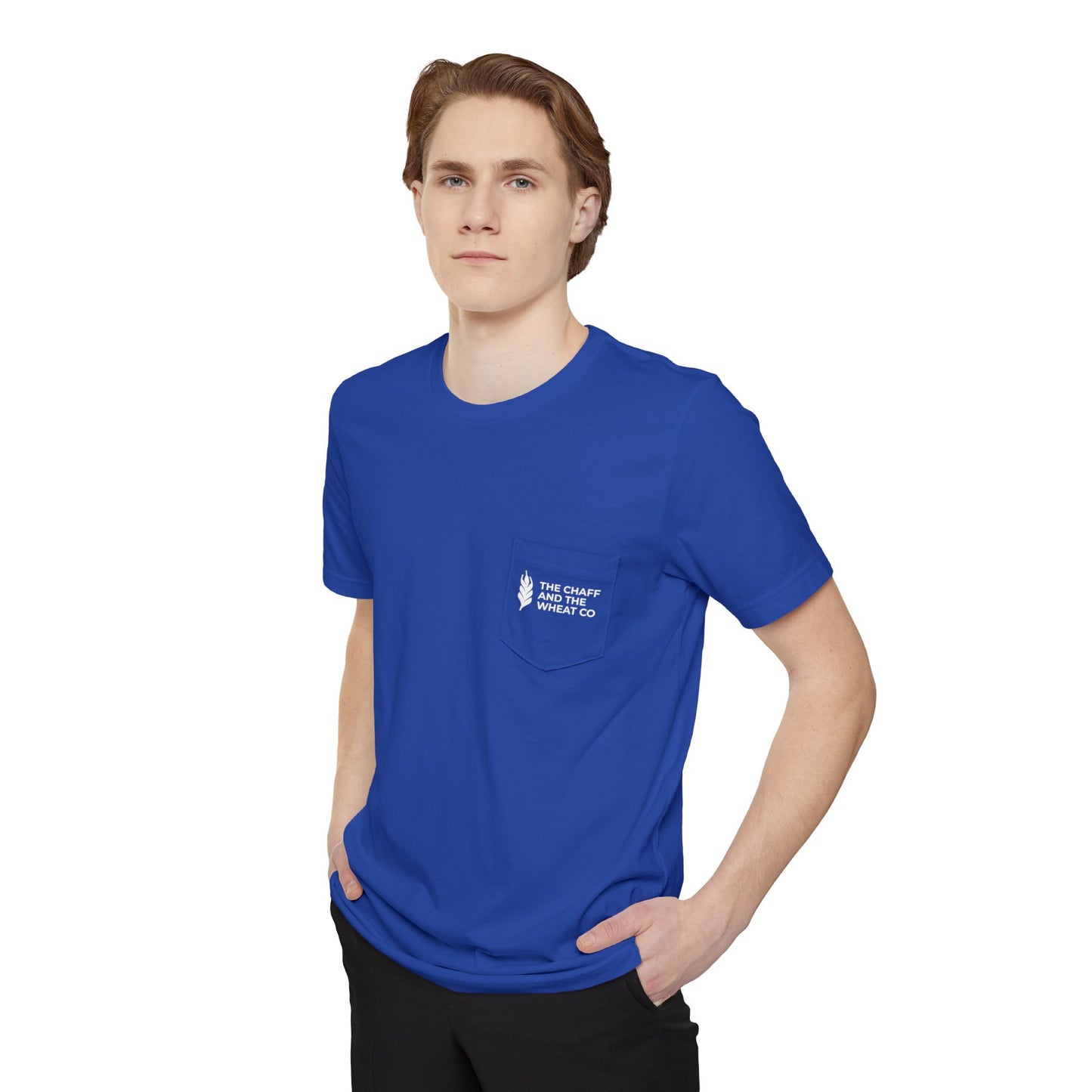The Gospel - Adult Unisex Pocket Tee - Back Text, Light-Lettered Edition - (5 Colors)
