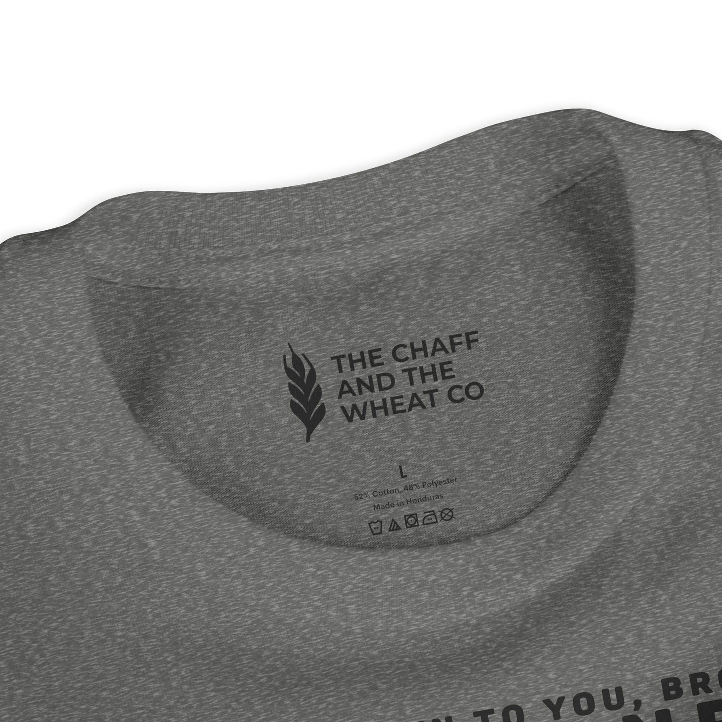 The Gospel - Youth Short Sleeve Tee - Front Text, Dark-Lettered Edition - (17 Colors)