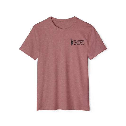 The Gospel - Adult Unisex Premium Organic Tee - Back Text, Dark-Lettered Edition - (7 Colors)