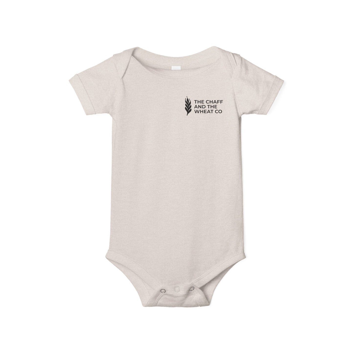 The Gospel - Infant (3M-24M) One Piece - Back Text, Dark Lettered Edition - (9 Colors)