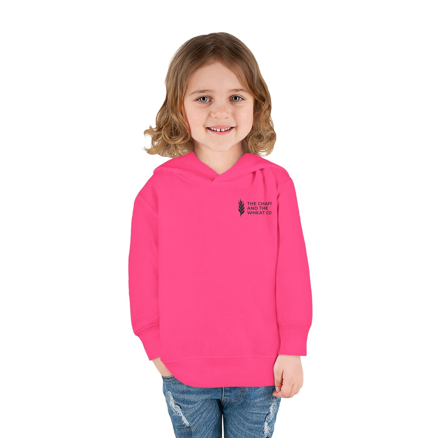The Gospel - Toddler Pullover Hoodie - Back Text, Dark Lettered Edition - (13 Colors)