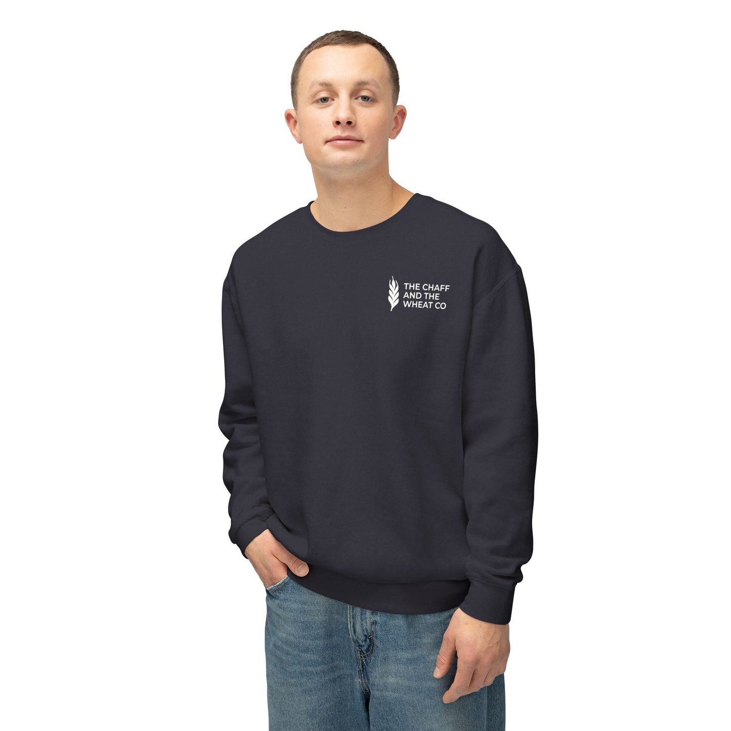 The Gospel - Adult Unisex Crewneck Sweatshirt - Back Text, Light Lettered Edition - (11 Colors)