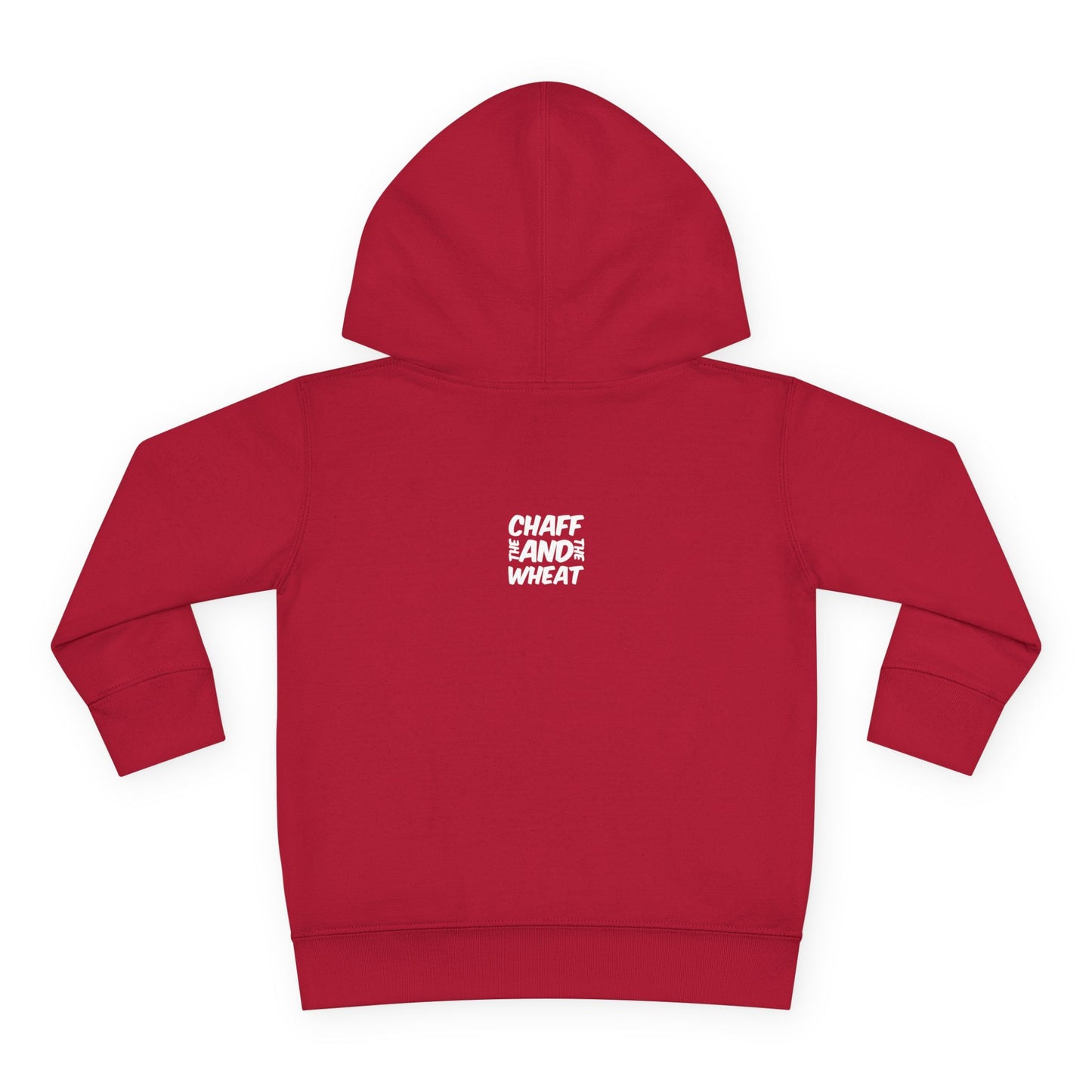 'I declare to you the gospel' - Front Text, Light Lettered Edition - (15 Color Options) - Toddler Pullover Fleece Hoodie