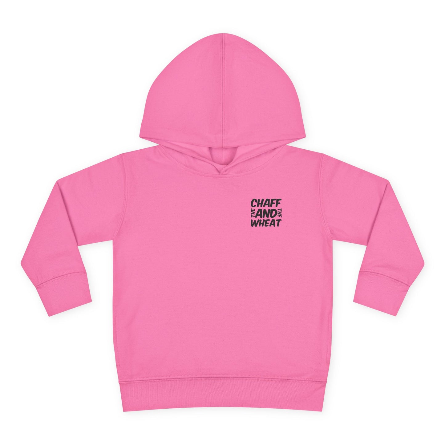'I declare to you the gospel' - Back Text, Dark Lettered Edition - (7 Color Options) - Toddler Pullover Fleece Hoodie