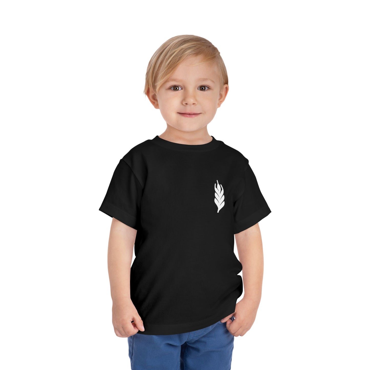 The Gospel - Toddler Short Sleeve Tee - Back Text, Light-Lettered Edition - (15 Colors)