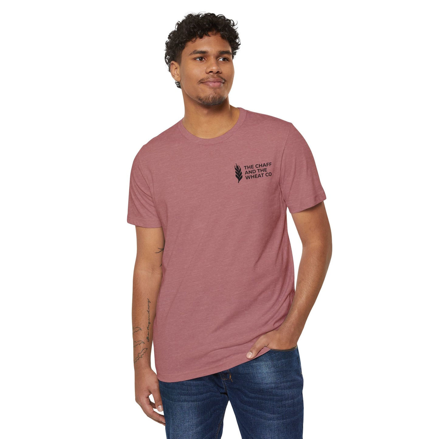 The Gospel - Adult Unisex Premium Organic Tee - Back Text, Dark-Lettered Edition - (7 Colors)