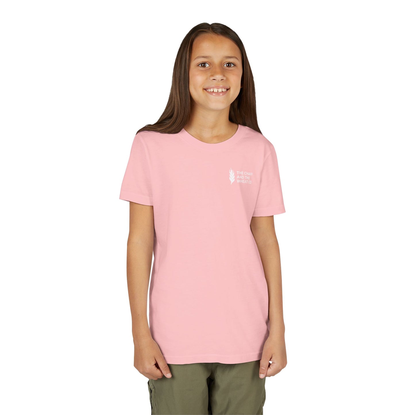 The Gospel - Youth Short Sleeve Tee - Back Text, Light-Lettered Edition - (22 Colors)