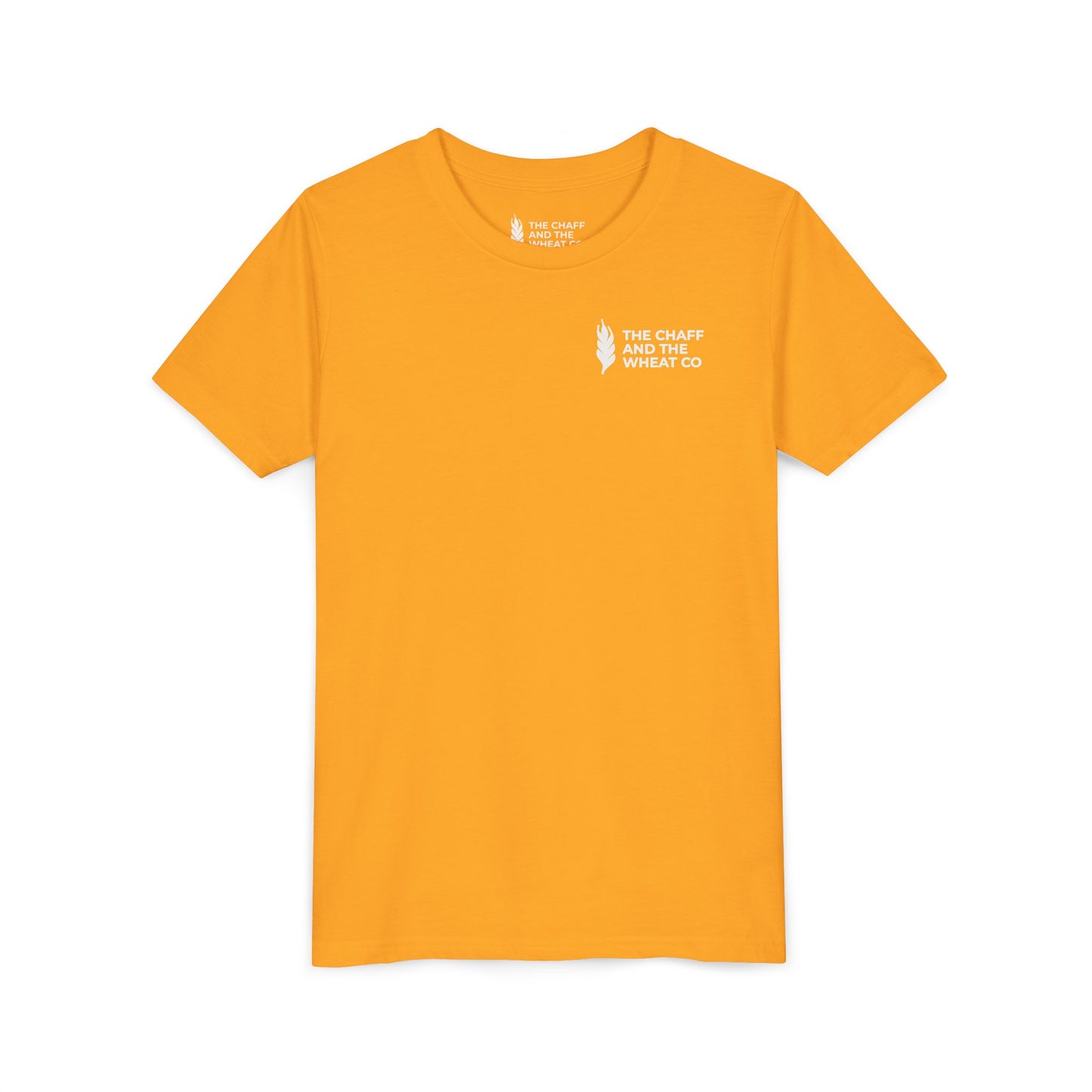 The Gospel - Youth Short Sleeve Tee - Back Text, Light-Lettered Edition - (22 Colors)