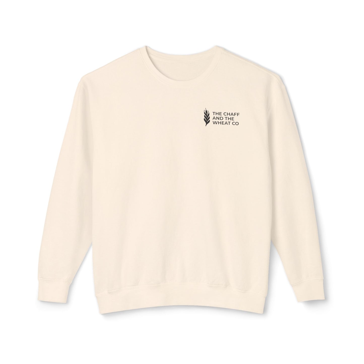 The Gospel - Adult Unisex Crewneck Sweatshirt - Back Text, Dark Lettered Edition - (12 Colors)