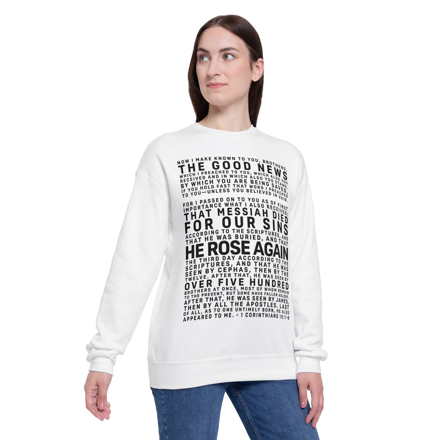 The Gospel - Adult Unisex Premium Sweatshirt - Front Text Edition - (2 Colors)