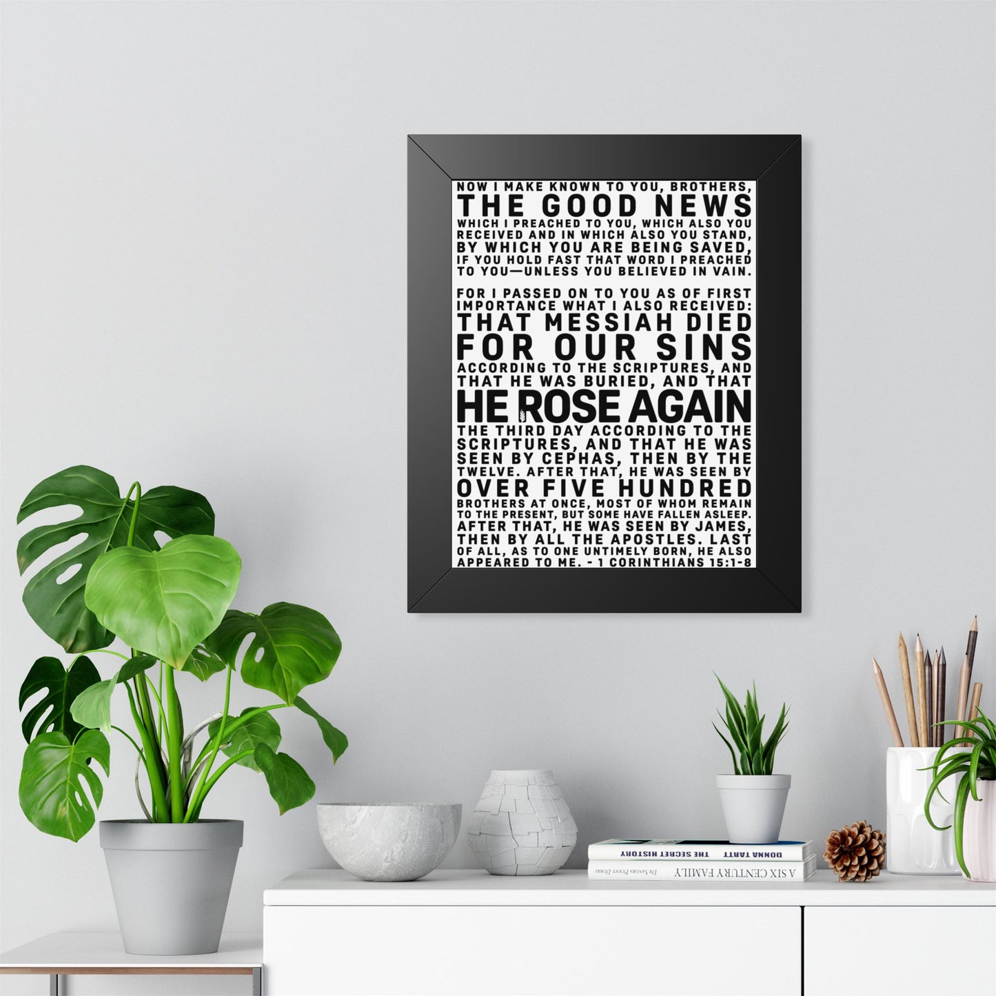 The Gospel - Framed Poster - (4 Sizes // 3 Frame Colors)