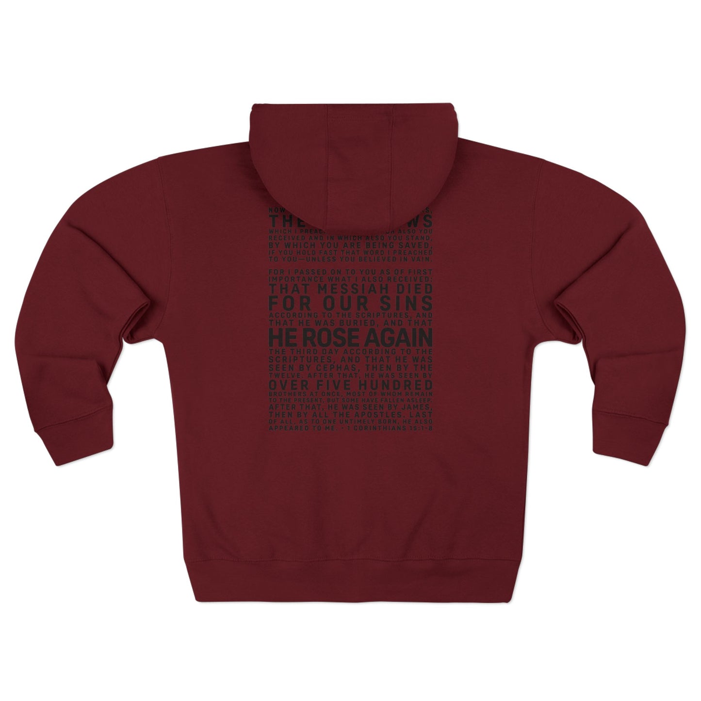 The Gospel - Adult Unisex Zip Hoodie - Dark Lettered Edition - (6 Colors)