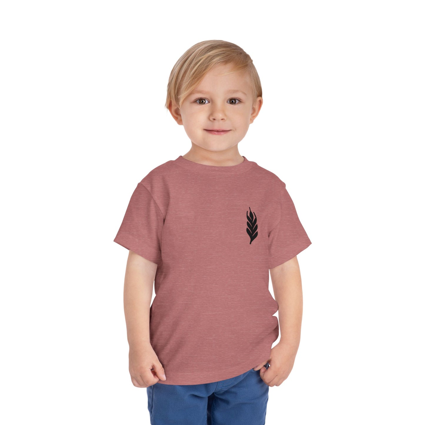 The Gospel - Toddler Short Sleeve Tee - Back Text, Dark-Lettered Edition - (16 Colors)