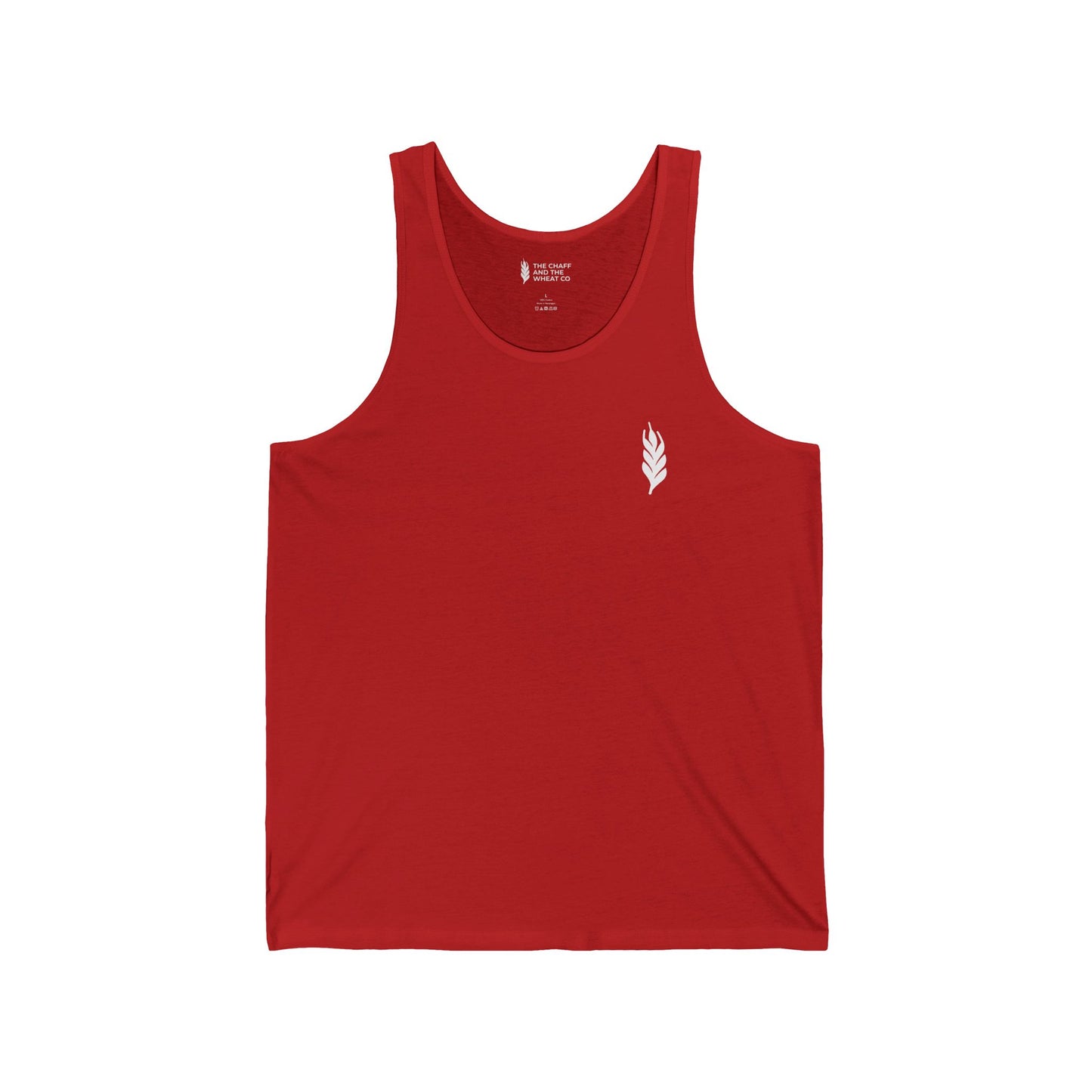 The Gospel - Adult Unisex Tank - Back Text, Light Lettered Edition - (8 Colors)