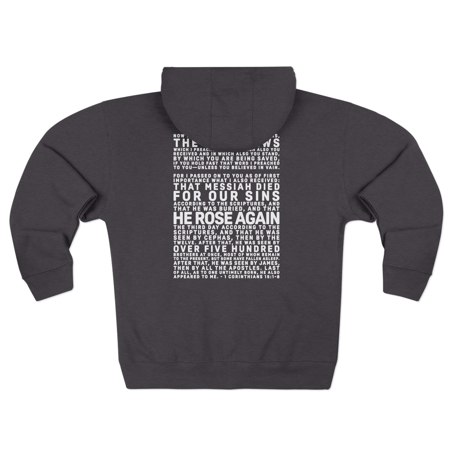 The Gospel - Adult Unisex Zip Hoodie - Light Lettered Edition - (8 Colors)
