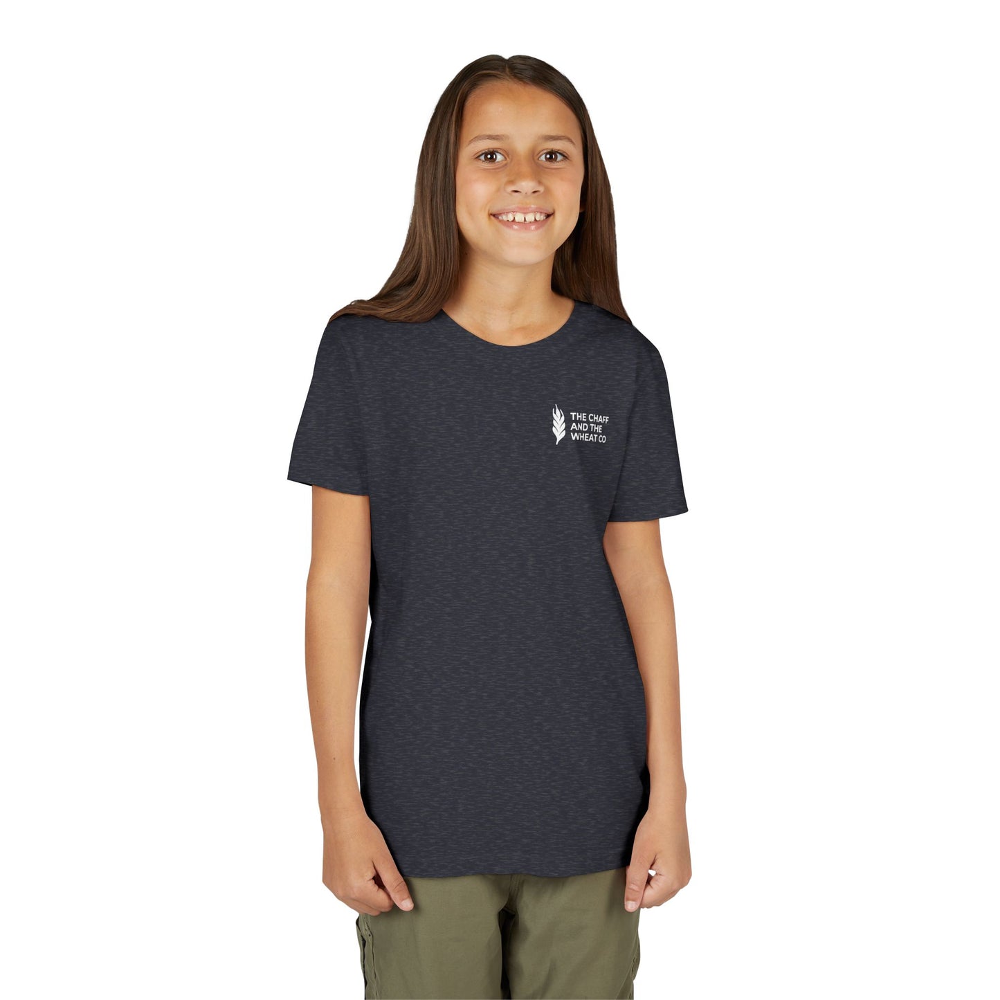 The Gospel - Youth Short Sleeve Tee - Back Text, Light-Lettered Edition - (22 Colors)
