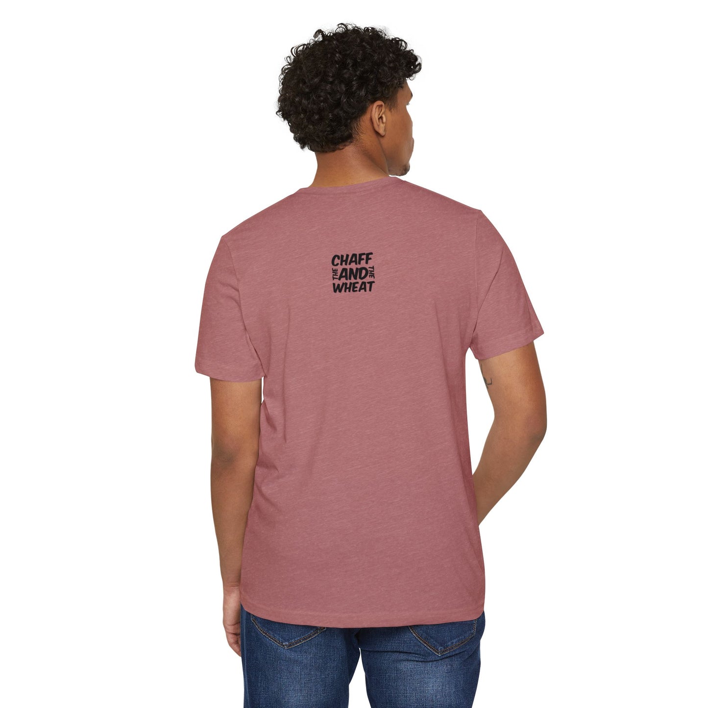 'I declare to you the gospel' - Front Text, Dark-Lettered Edition - (4 Color Options) - Adult Unisex Recycled Organic T-Shirt