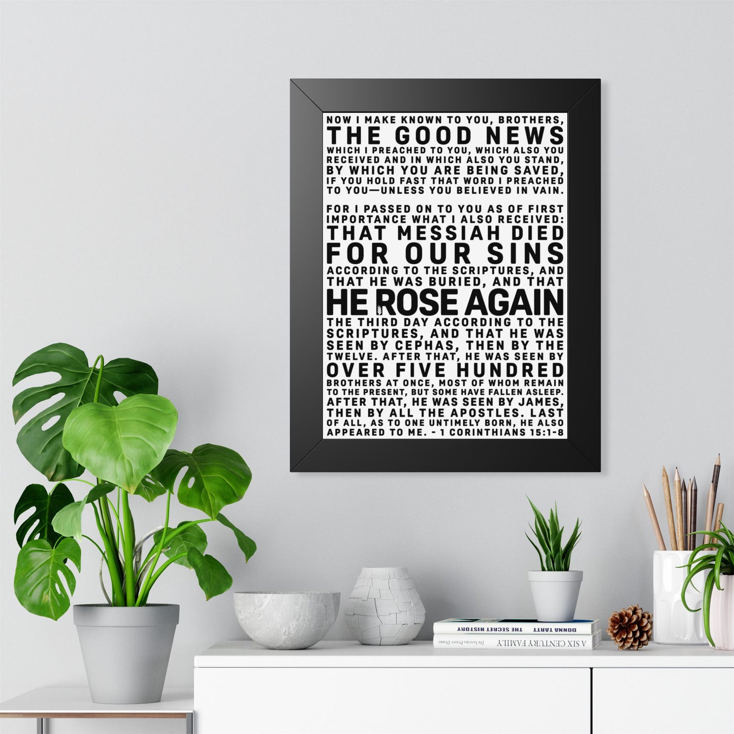 The Gospel - Framed Poster - (4 Sizes // 3 Frame Colors)