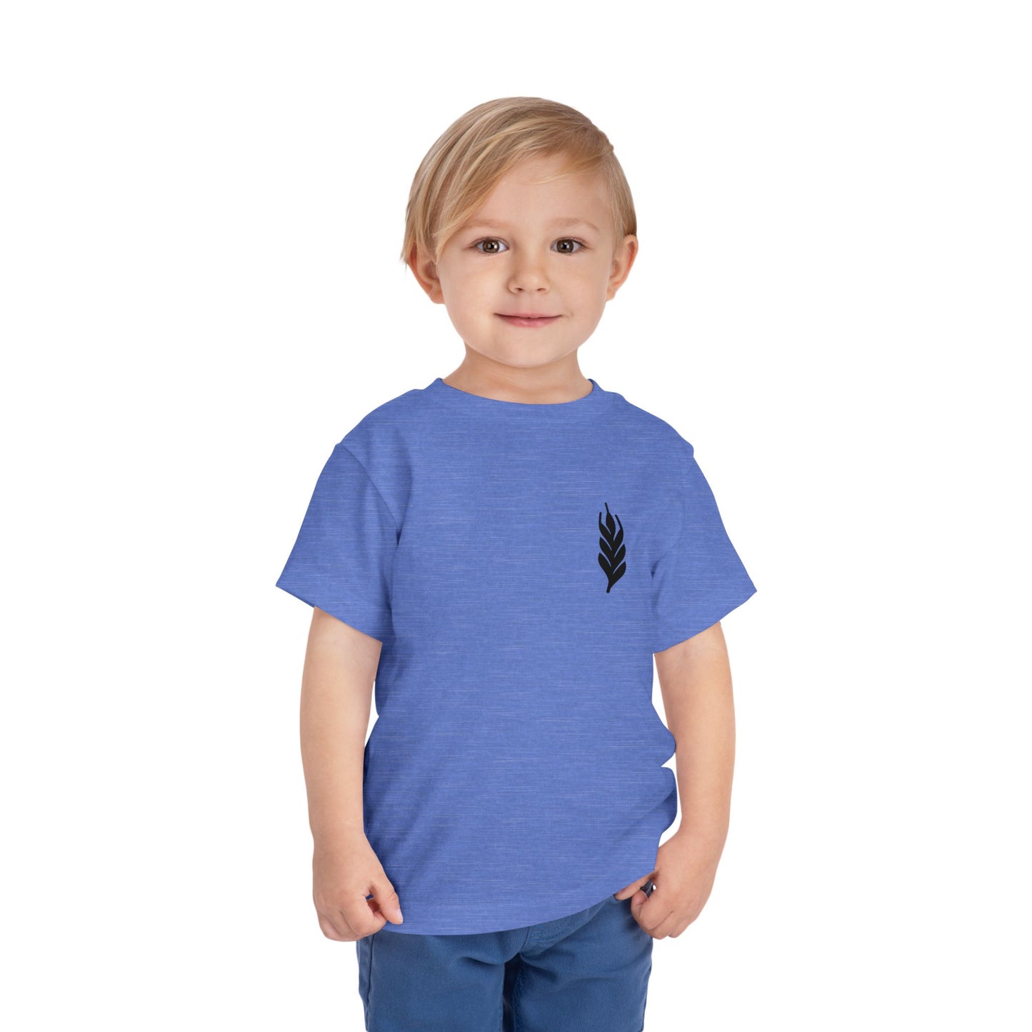 The Gospel - Toddler Short Sleeve Tee - Back Text, Dark-Lettered Edition - (16 Colors)