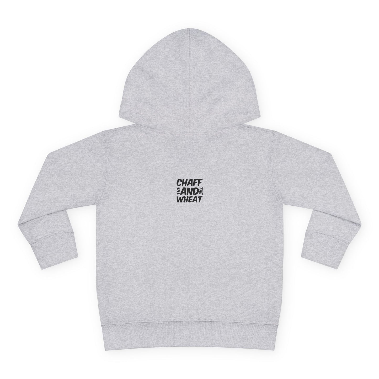 'I declare to you the gospel' - Front Text, Dark Lettered Edition - (7 Color Options) - Toddler Pullover Fleece Hoodie