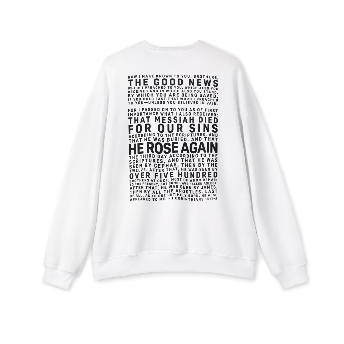 The Gospel - Adult Unisex Premium Sweatshirt - Back Text Edition - (2 Colors)