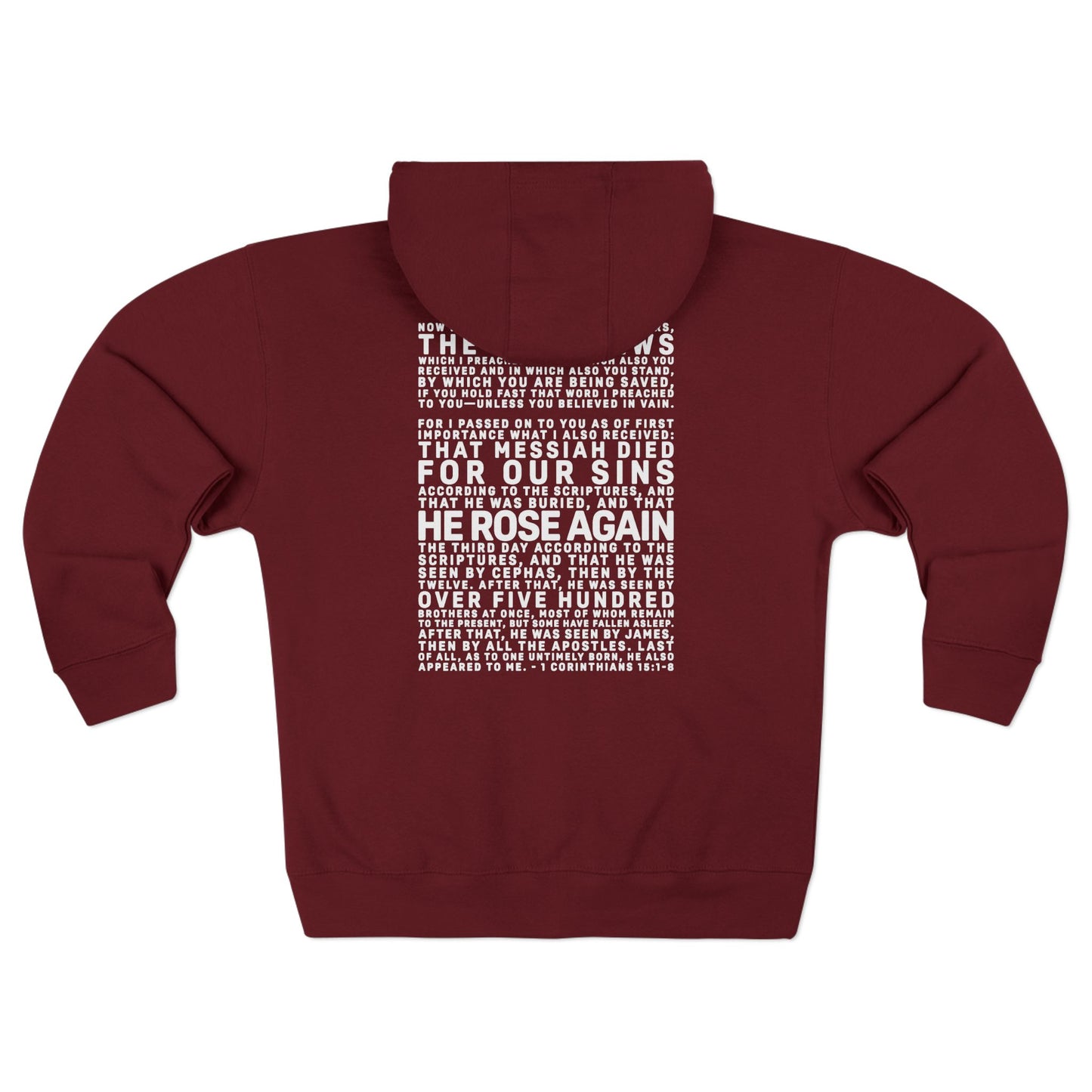 The Gospel - Adult Unisex Zip Hoodie - Light Lettered Edition - (8 Colors)