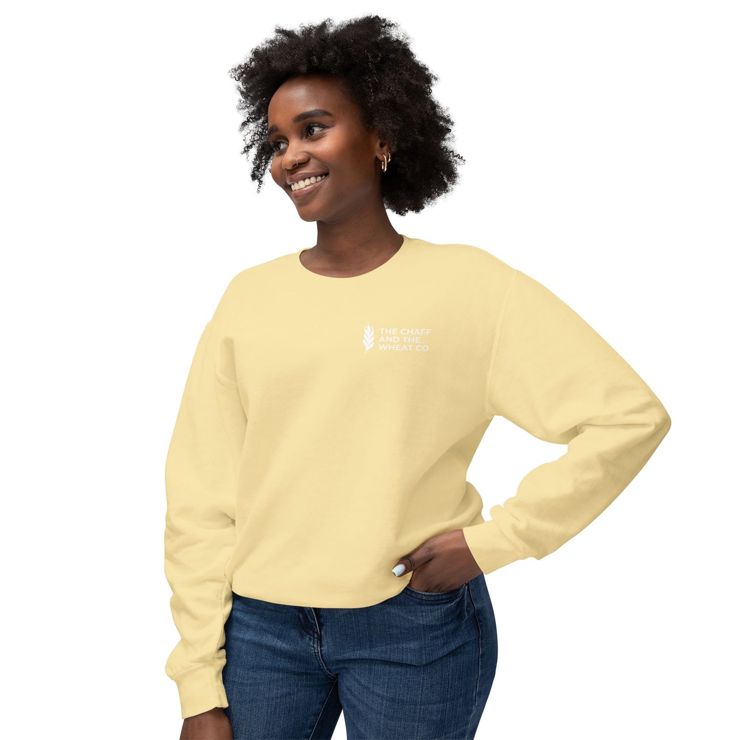 The Gospel - Adult Unisex Crewneck Sweatshirt - Back Text, Light Lettered Edition - (11 Colors)