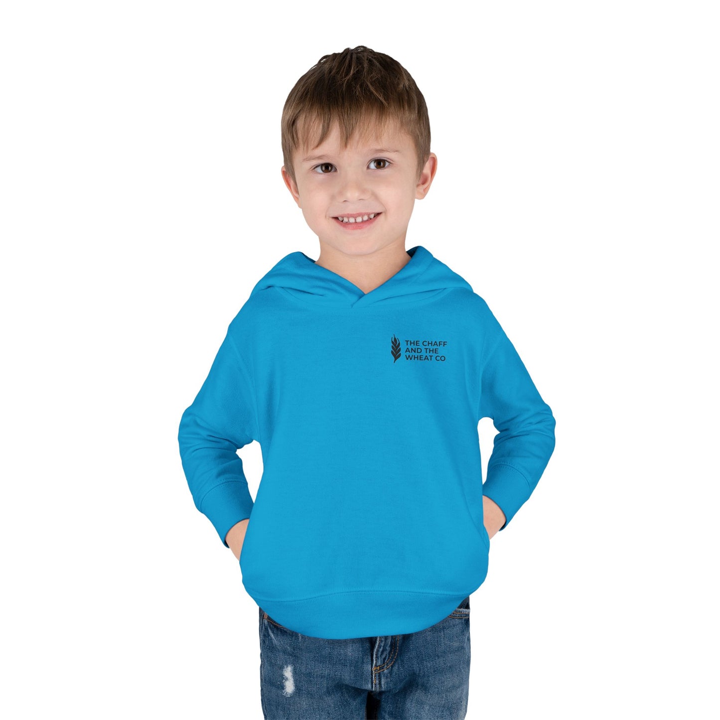 The Gospel - Toddler Pullover Hoodie - Back Text, Dark Lettered Edition - (13 Colors)